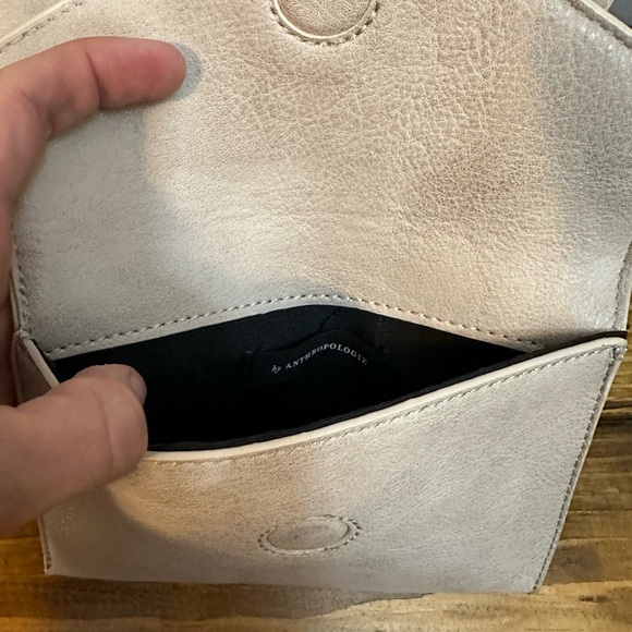 Anthropologie Thoma Clutch and Tote Bag, Light Sand - Picture 8 of 12